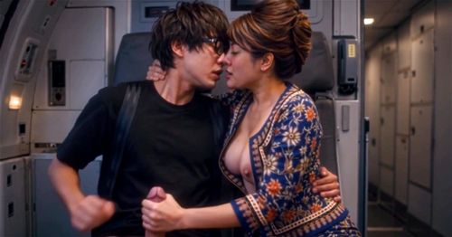 Sex on Singapore Airline Plane: Ai Generated & Air Stewardess Porn