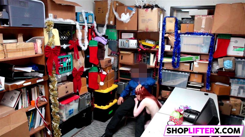 Shoplifter Krystal Orchid Gets Rammed By Officer