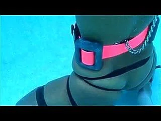 fetish, self bondage, bdsm, underwater