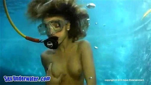 underwater, blonde, holly, massage