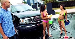 Super sexy car wash teens