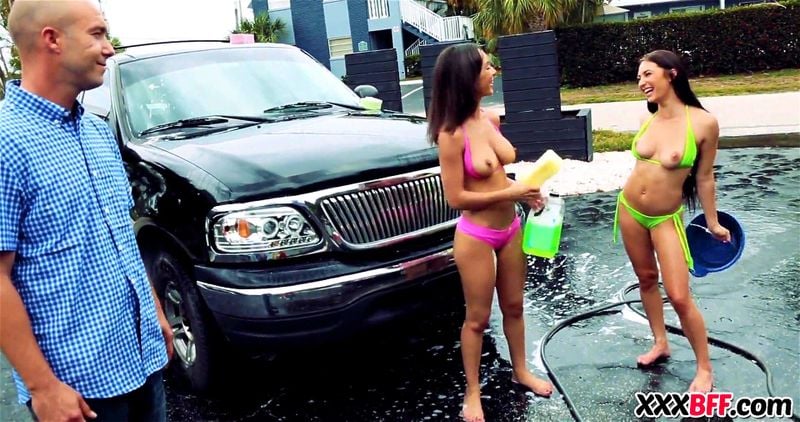 Super sexy car wash teens