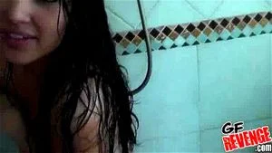 girl shower