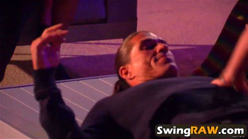 Couples experiencing new sexy things in reality show: Group & Swinger Porn