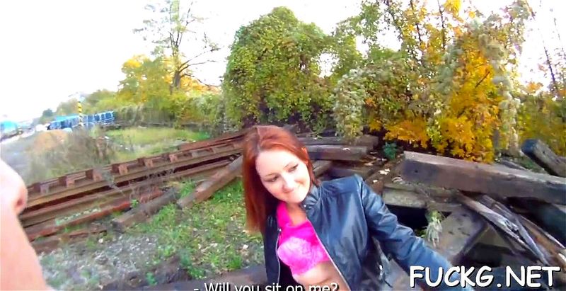Spy-filmed fucking a brunette babe Spy-filmed fucking a brunette babe