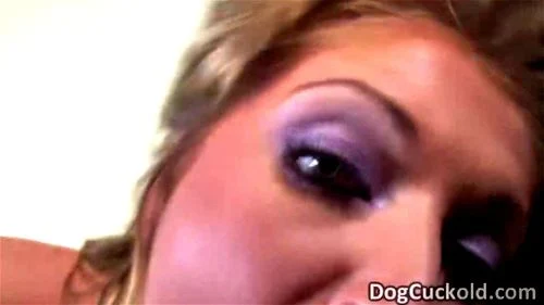 Man watches blonde wife Jaelyn Fox riding black rod: Oral, Sucking & Bj Porn