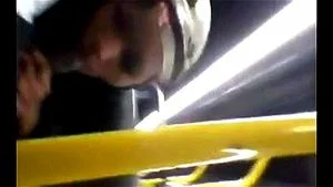 black girl sucking dick on the bus