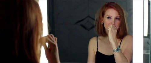 compilation, redhead, jessica chastain, big tits