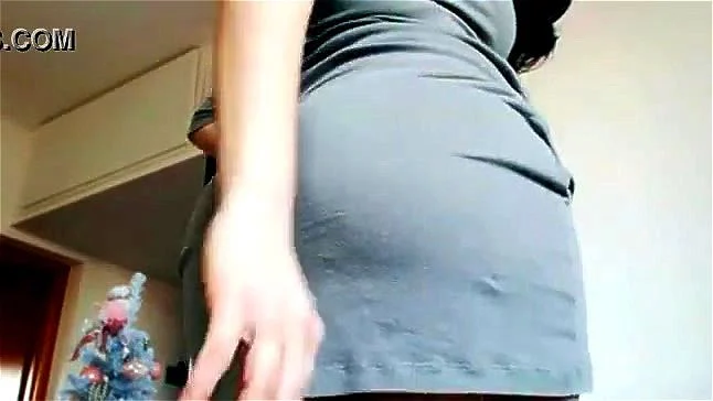 Ass in tight dress