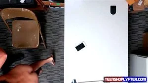 Deep anal punishment for teen thief Avi Love