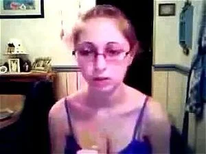 Nerdy Teen Breasts - Watch Nerdy girl shows her big tits on cam - Glasses, Big Boobs, Amateur  Porn - SpankBang