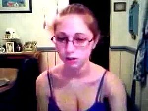 300px x 225px - Watch Nerdy girl shows her big tits on cam - Glasses, Big Boobs, Amateur  Porn - SpankBang