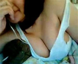 Cute Girl Try To Show On Webcam