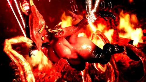 fire, big tits, sfm 3d, animated porn