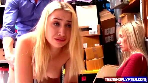 Teen blonde Sierra Nicole has to fuck guard for mom freedom