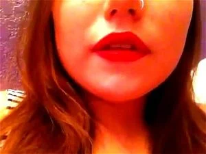Gum Chewing Close Up ASMR LIPS