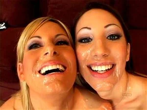 Sluts Courtney and Chloe Take Load after Load