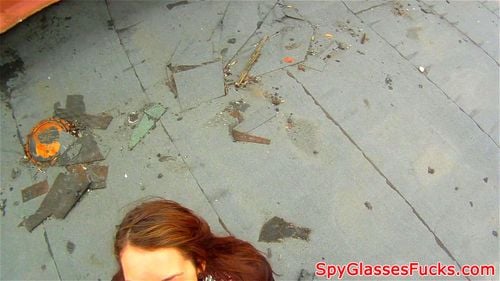 Pointofview porn video – Real pounded on a rooftop POV style