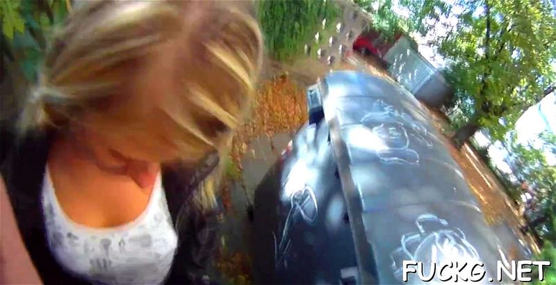 Spy-filmed fucking of a babe Spy-filmed fucking of a babe