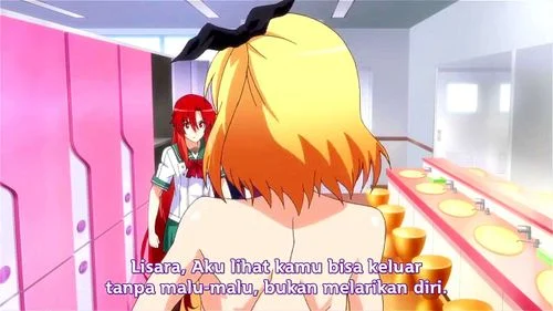 hentai, redhead, anime