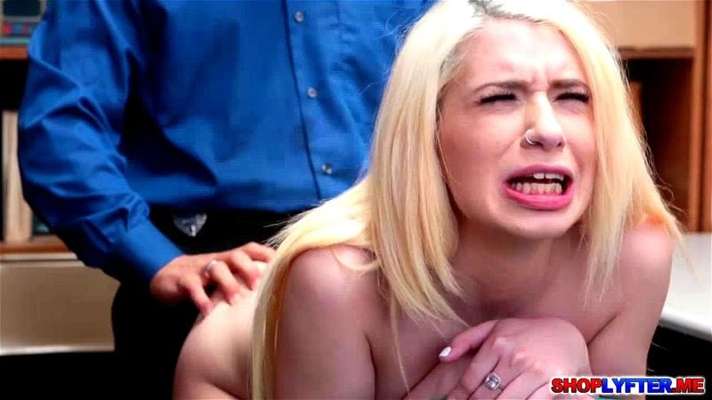 Blonde teen Joseline Kelly fucked for shoplifting Blonde teen Joseline Kelly fucked for shoplifting