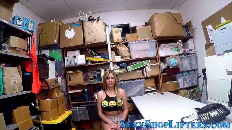 Real shoplifter jizzed Real shoplifter jizzed