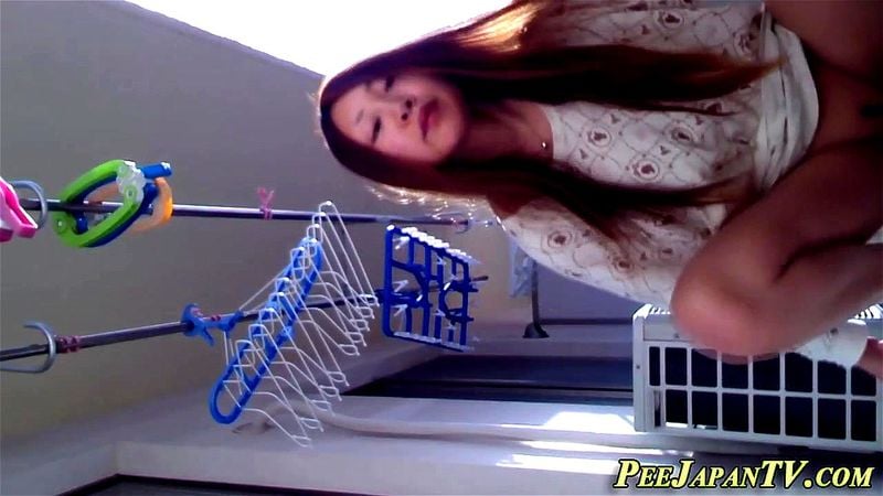 Japanese teen pees in can