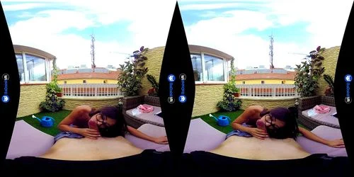 virtual reality, Julia De Lucia, babe, 3d