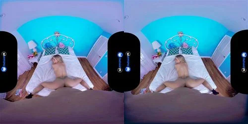 virtual reality, cock riding, badoinkvr, blonde
