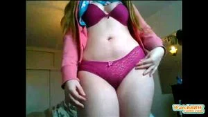 Chubby camgirl slut masturbating on webcam - She is live at WatchBBWcams.com