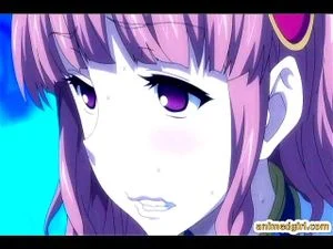 Cute japanese anime girl gangbang and facial cum