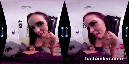 virtual reality, cock riding, shaved pussy, nekane vr
