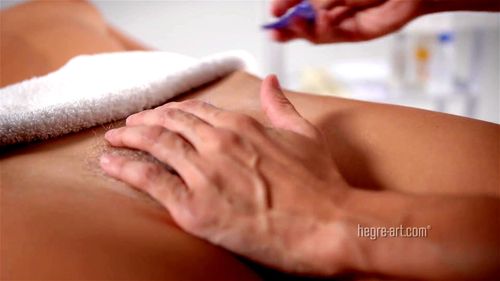 Milena gets waxed