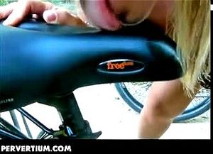 Bicycle dildo. videos thumbnail