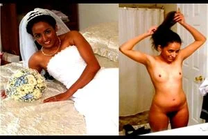 Brides being naughty