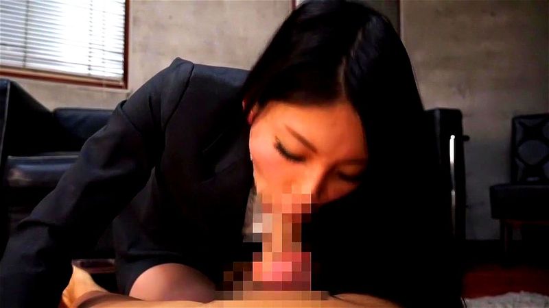 Very pretty Jap office babe shows us her skills