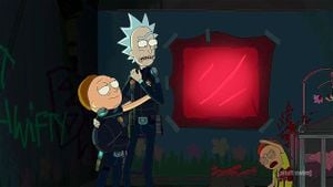 Rick and Morty การย่อขนาดภาพ