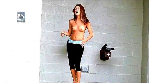 Stripping outside on a dare