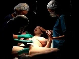 lesbian, big tits, operation, doctor