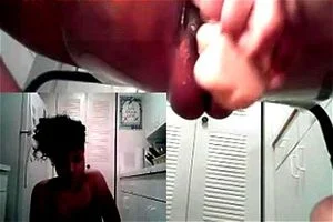 Amateur ebony masturbation explosive orgasm