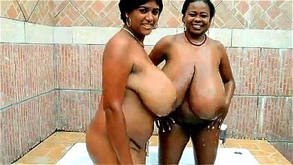 Two Ebony Babes with some Huge Massive Tits!!!!!!