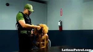 Real latina cockriding immigration officer