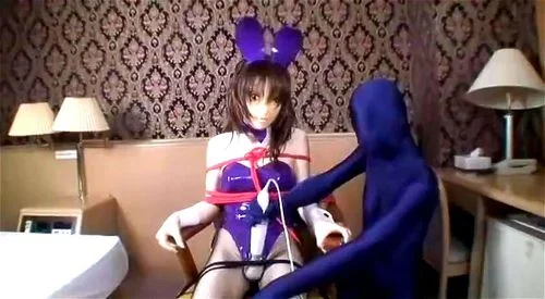 fetish, anime mask, bondage, cosplay
