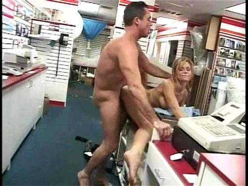Barrett Moore Sex while working in a copy shop