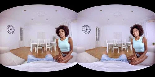 interracial, ebony, virtual reality, vr