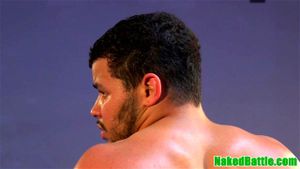 Athletic stud dicksucked after wrestling