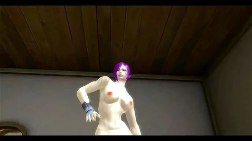 game, busty, hairy, 3d