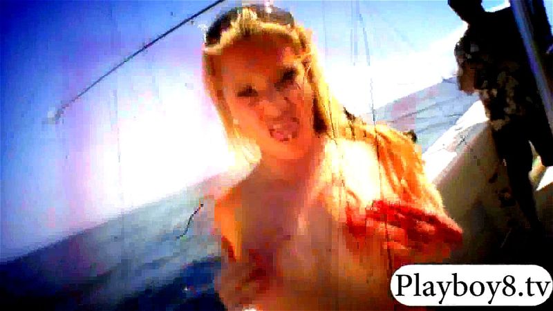 Badass girls snowboarding and deep sea fishing while naked