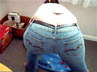 big butt, amateur, tight jeans, big ass