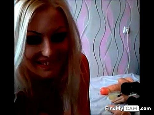 dildo, webcam, toy, blonde